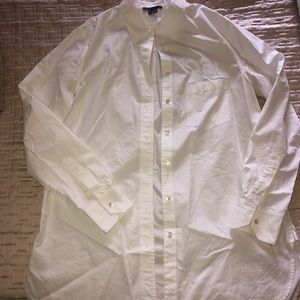 Small Vince button down white shirt